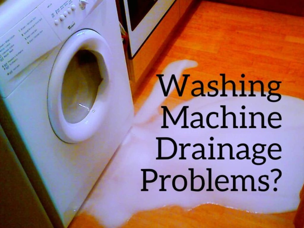 washing machine drain comes up in kitchen sink