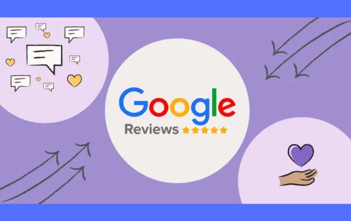 Google review on website